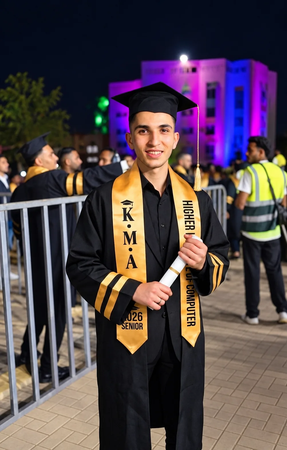 محمد حسن الإسكندراني — من حفل التخرج